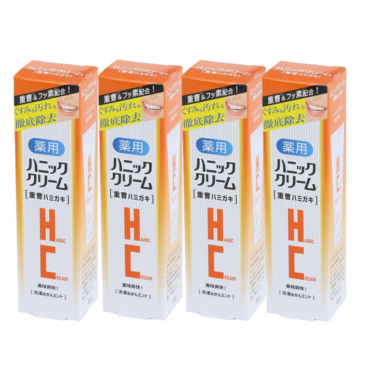 薬用ハニッククリーム 重曹ハミガキ 4本セット