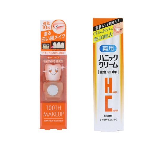 ハニックDC ルナとハニッククリーム薬用重曹ハミガキのセット