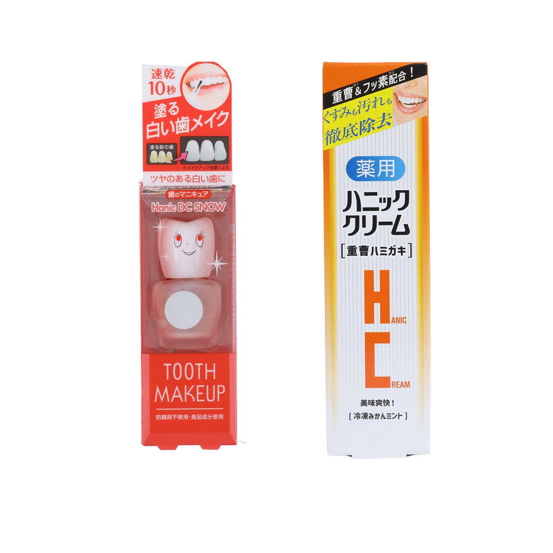 ギャラリービューアに画像をロードする, ハニックDC スノーとハニッククリーム薬用重曹ハミガキのセット
