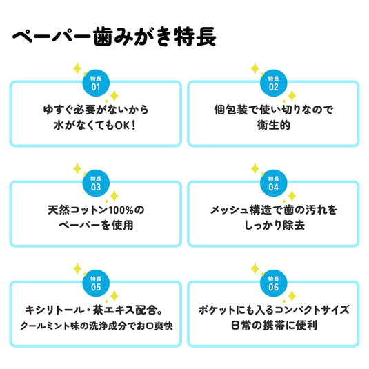 ペーパー歯みがき ギフト用（15包入り）